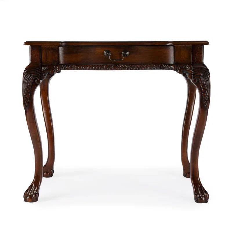 Solid Wood Carved Study Table Writing Desk for Home – Furnishiaa