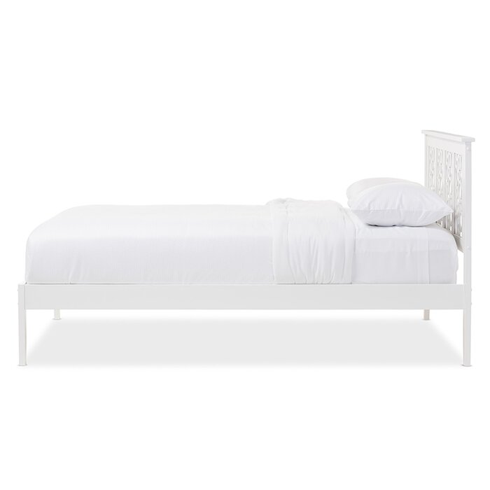 Fine Solid Wood Designer Bed White1 for Bedroom furniture Home