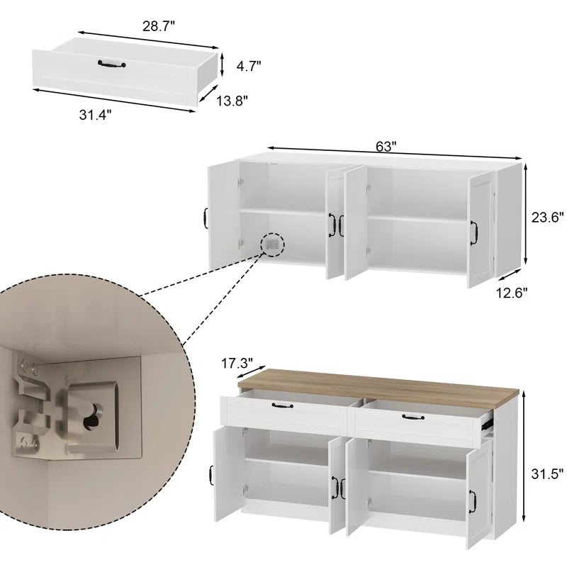 Premium Engineered Wood Kitchen Cabinet