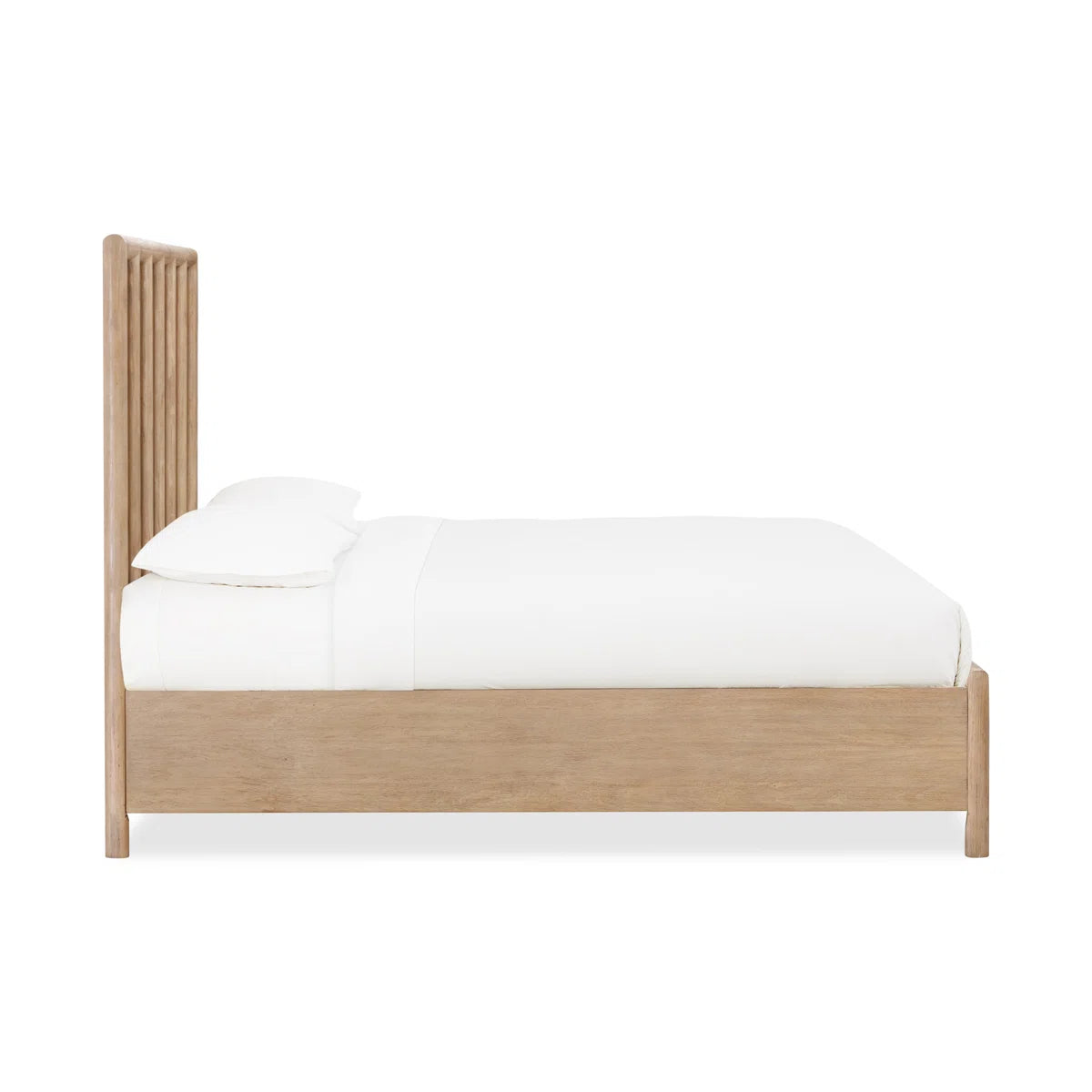 Furnishiaa Solid Sheesham Wood Platform Bed with Storage Drawers | Rustic Modern Bed Frame (Queen & King)