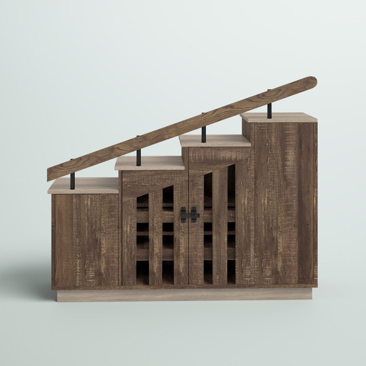 Furnishiaa Modern 12-Pair Shoe Organizer Cabinet