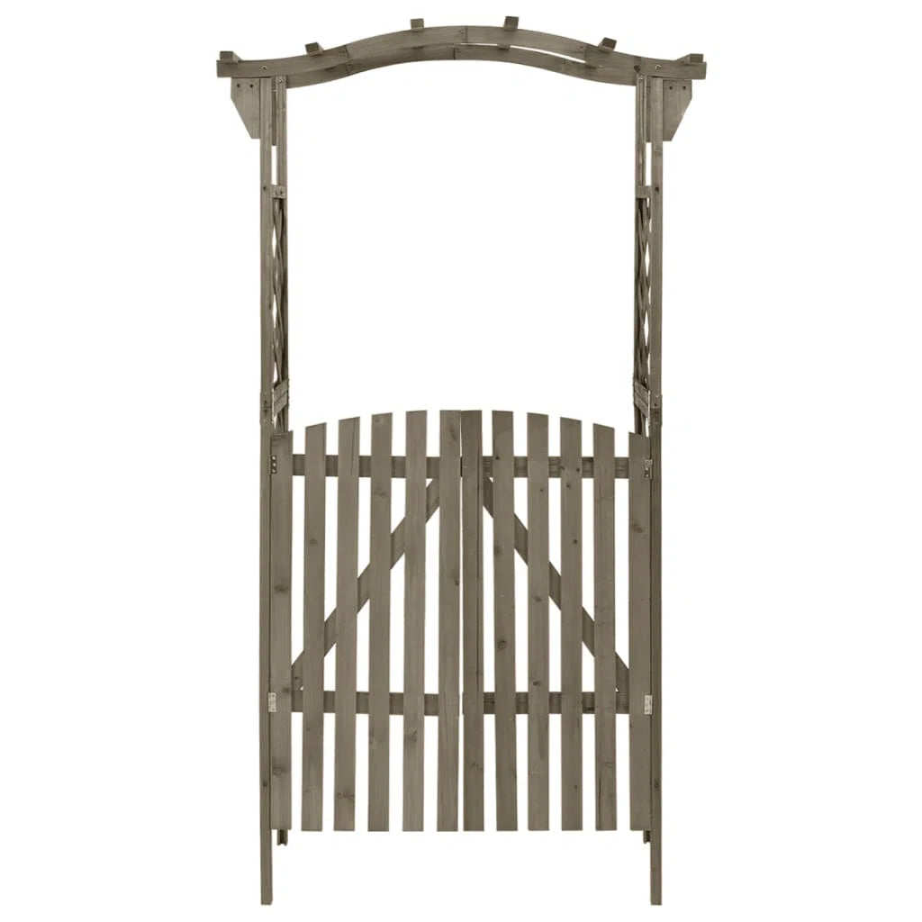 Furnishiaa Wooden Decorative Garden Arbor in Sheesham Wood Finish