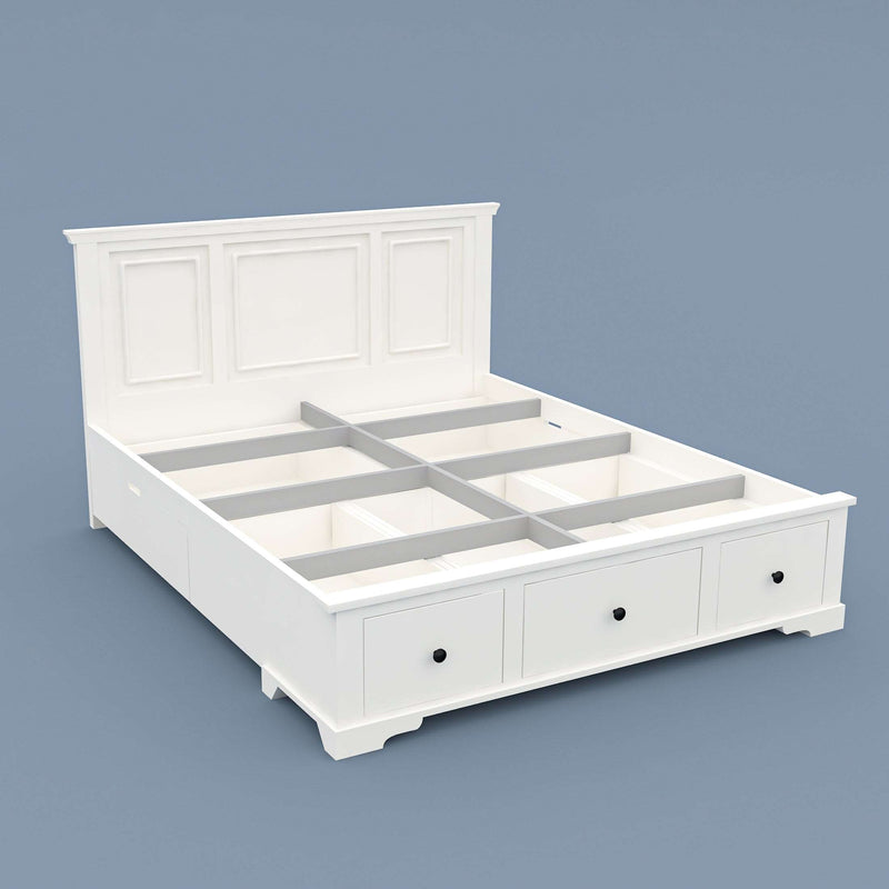 WoodCraft Classic Storage Bed with 5 Drawers