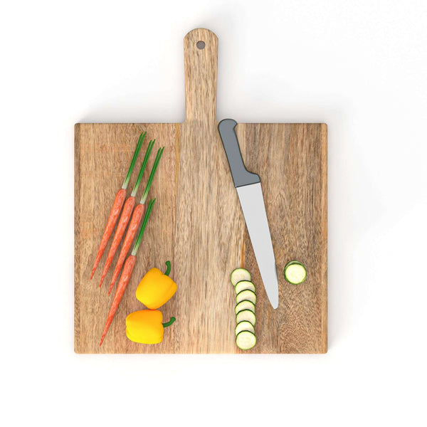 Furnishiaa Classic Solid Wood Chopping/ Cutting Board for Kitchen