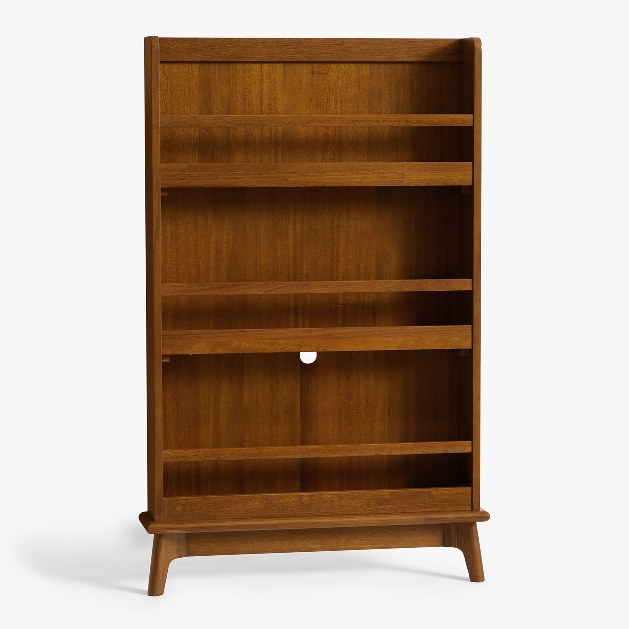 Furnishiaa Solid Sheesham Wood Front-Facing Bookshelf