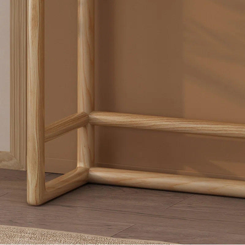 Furnishiaa Solid Impoted Oak Wood Entry Table