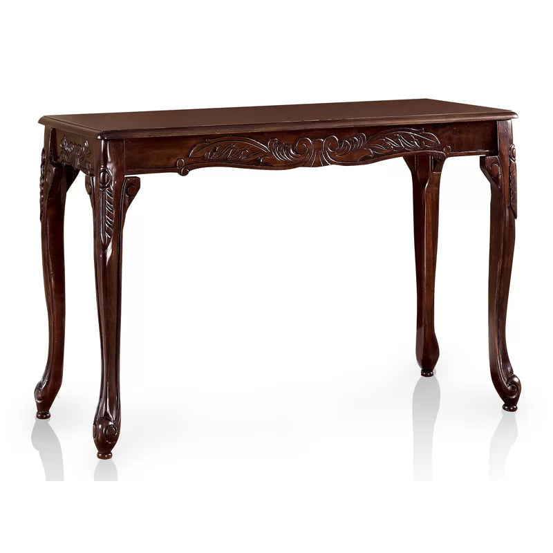 Solid Wood Vintage Console Table For Living Room