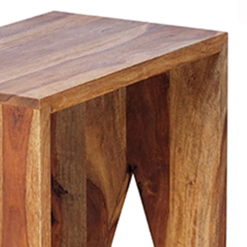 Solid Sheesham Wood Nesting Table
