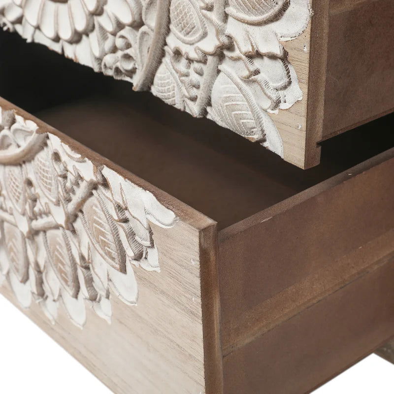3 Drawer Rustic Accent Chest -  - 