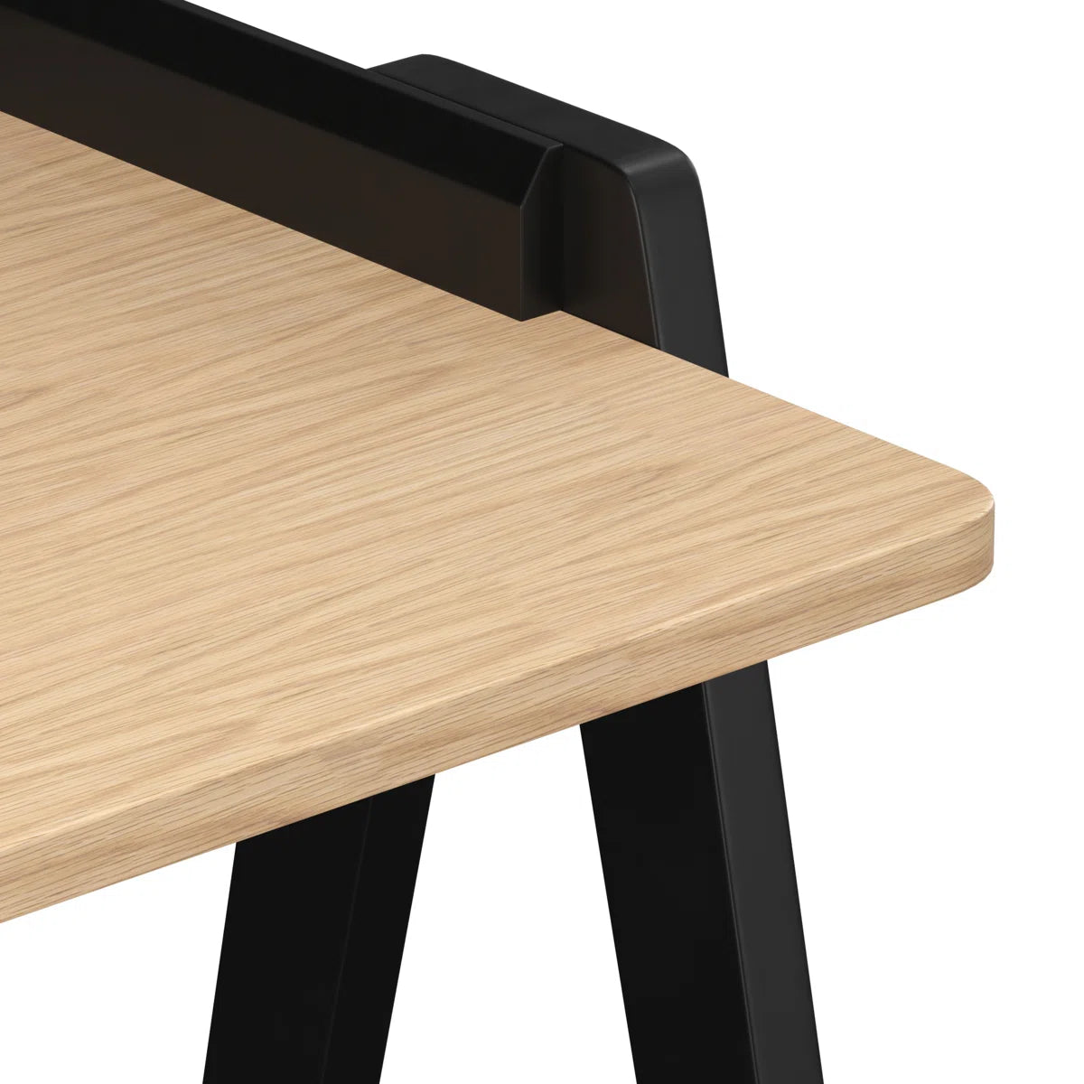 Furnishiaa Solid Wood Writing Desk – 120 cm Trestle Base