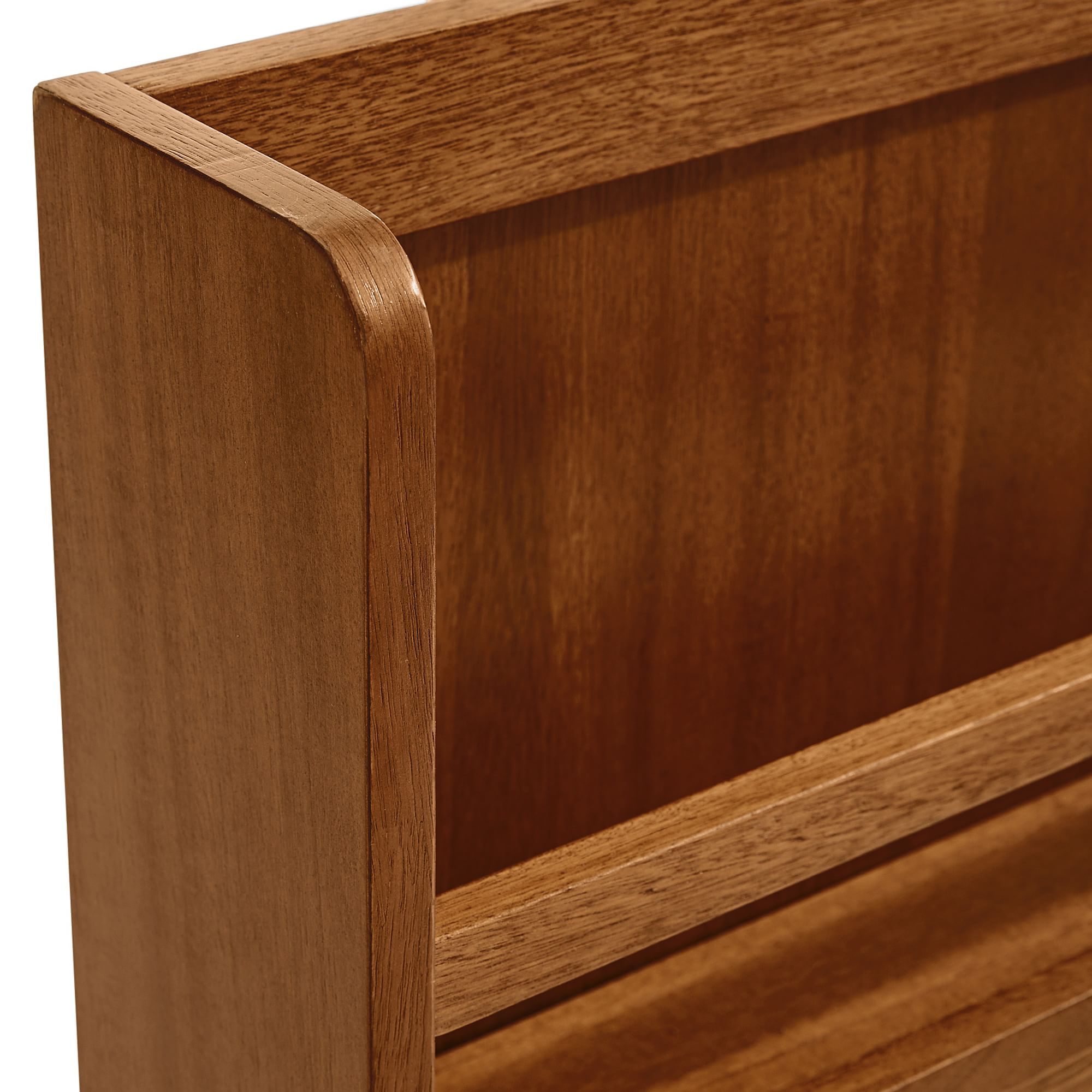 Furnishiaa Solid Sheesham Wood Front-Facing Bookshelf