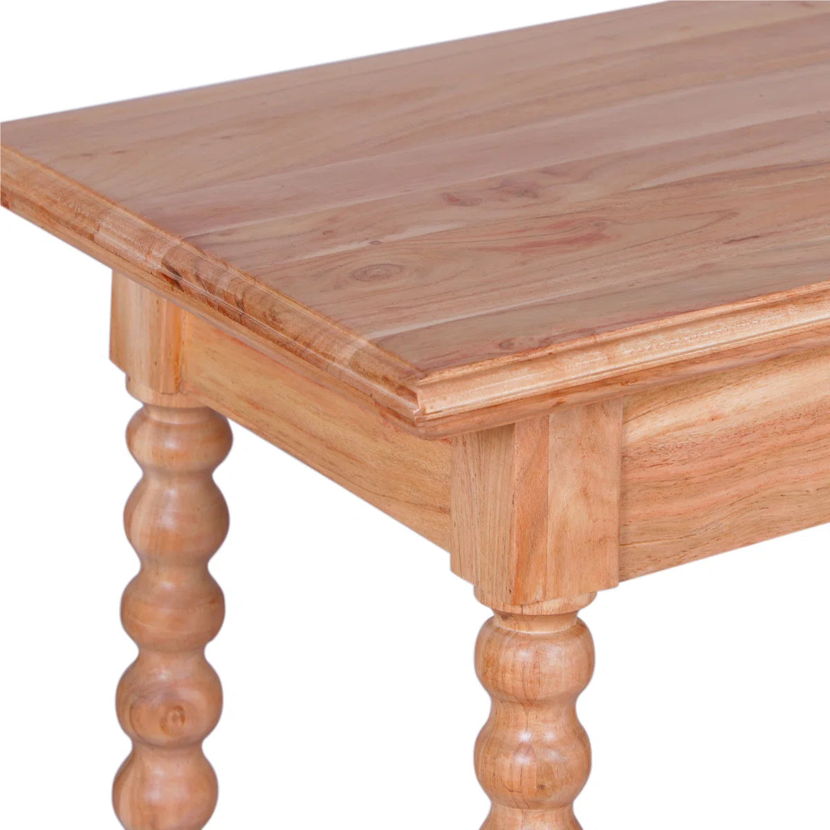 Furnishiaa Sheesham Wood Writing Desk with Drawer and Power Outlet – 43 Inch