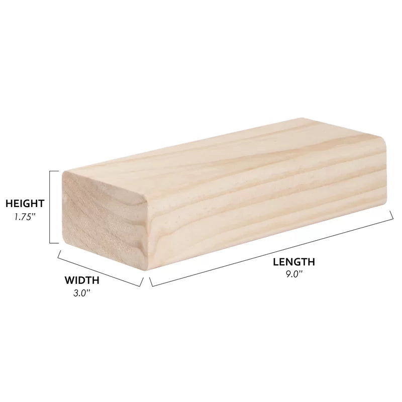 Furnishiaa Giant Wooden Blocks Tower Stacking Game