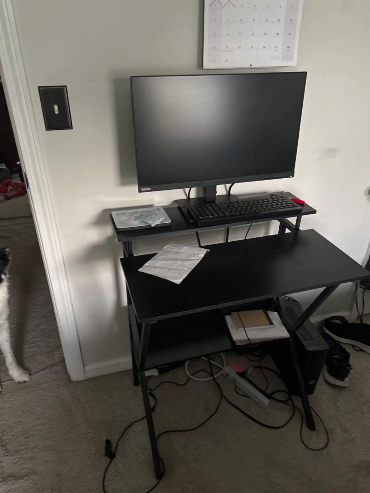 Furnishiaa Solid Wood  Computer Desk for Small Spaces