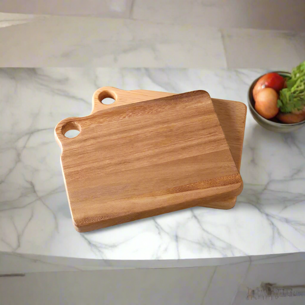 Solid Wood Accasia Set of 2 Cutting Board