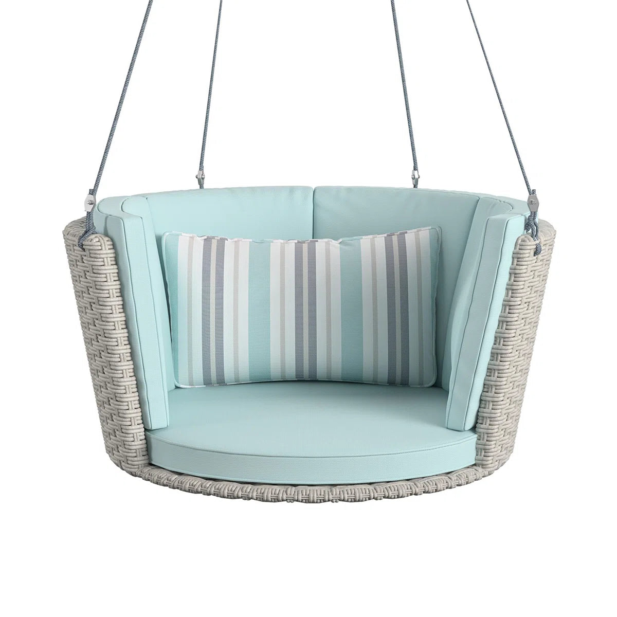 Furnishiaa Solid Sheesham Wood Hanging Swing Chair