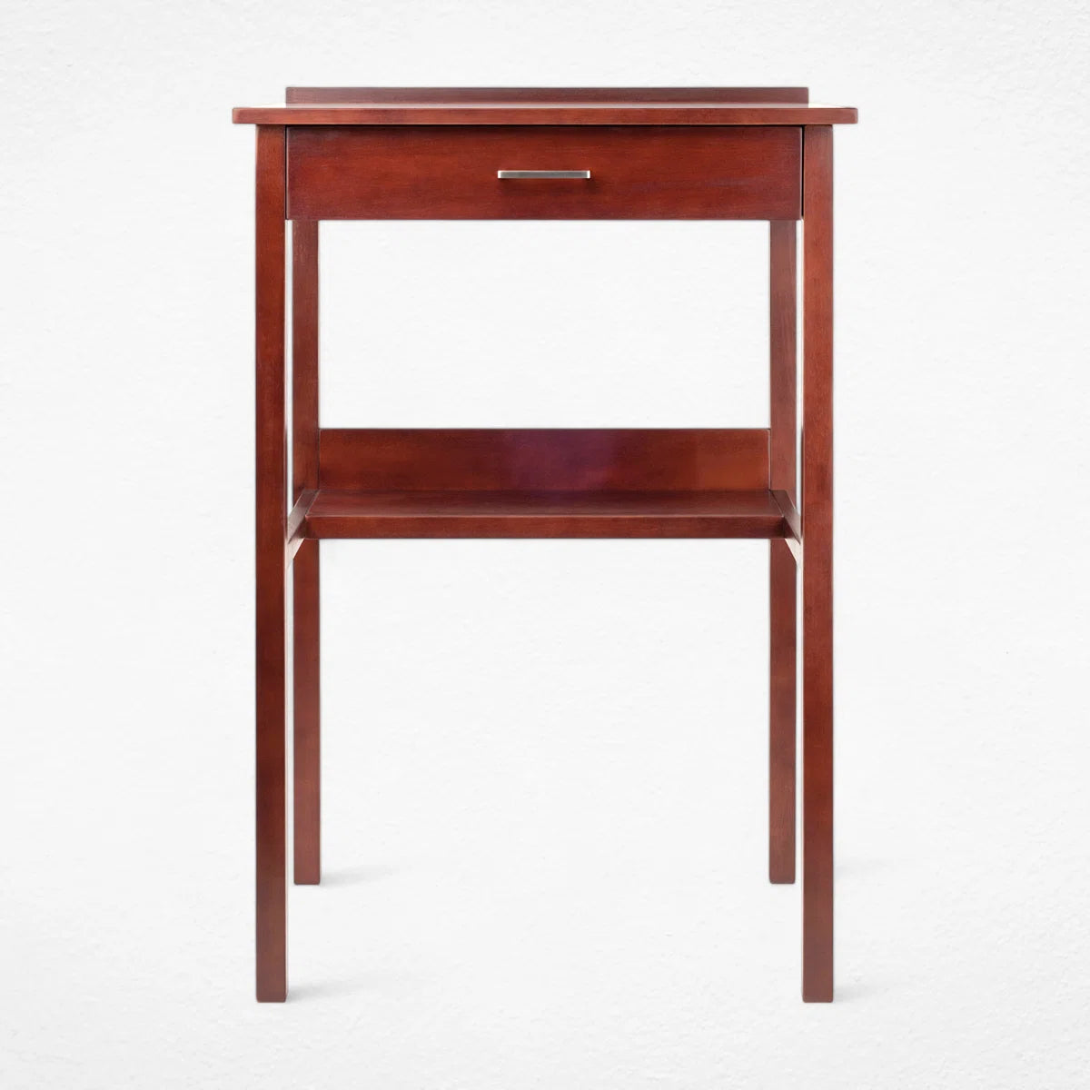 Furnishiaa Solid Sheesham Wood High Standing Desk