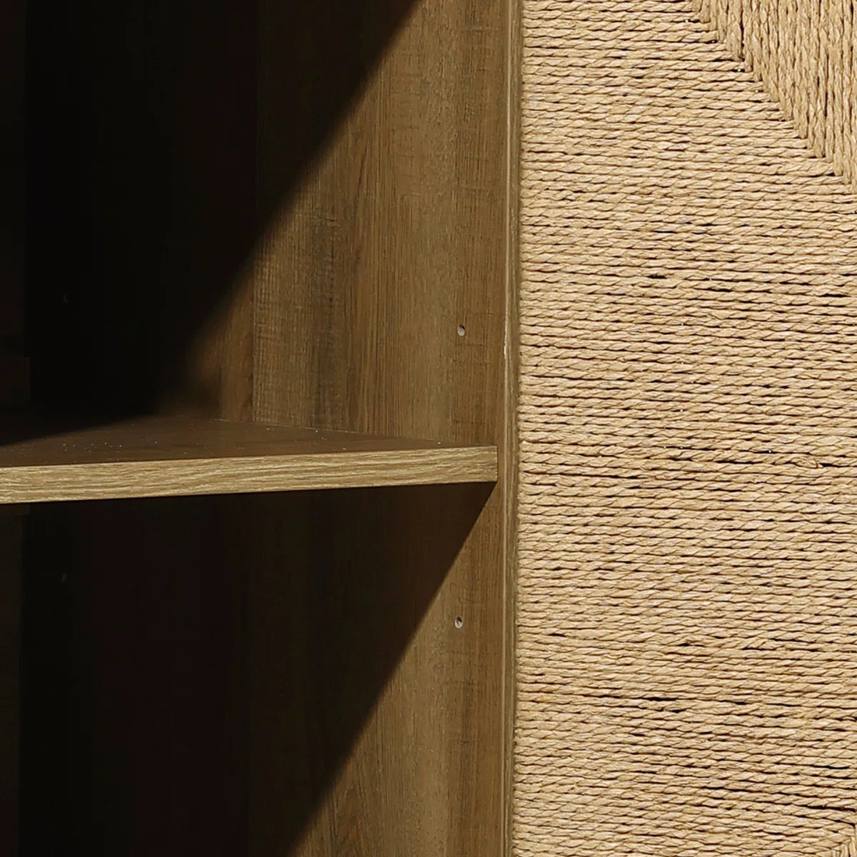 Furnishiaa Solid Sheesham Wood Accent Cabinet