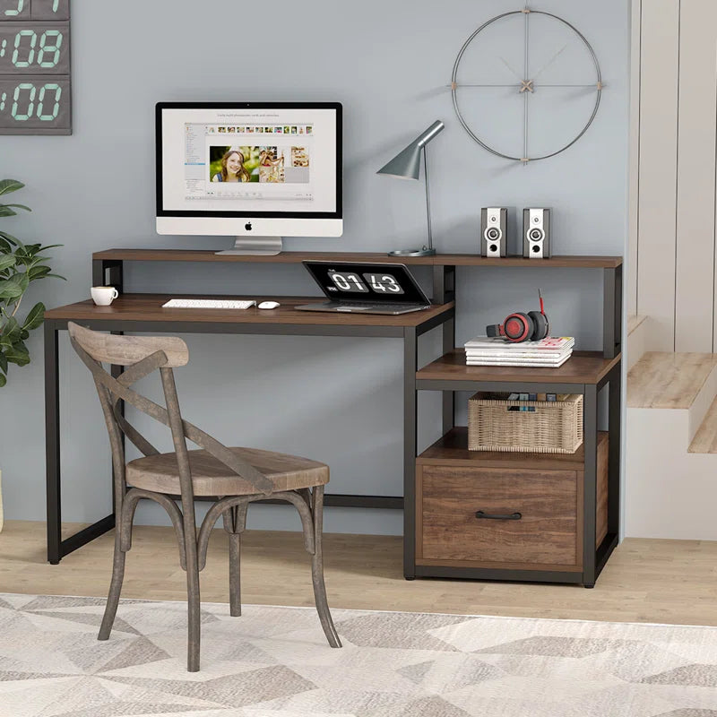 Solid wood Courteous Study table Writing desk for home office