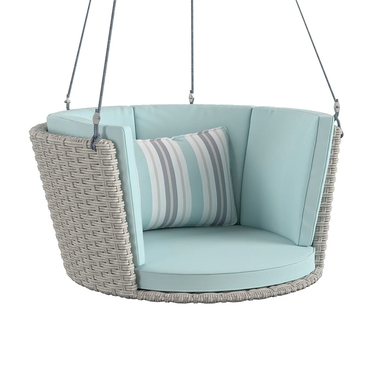Furnishiaa Solid Sheesham Wood Hanging Swing Chair