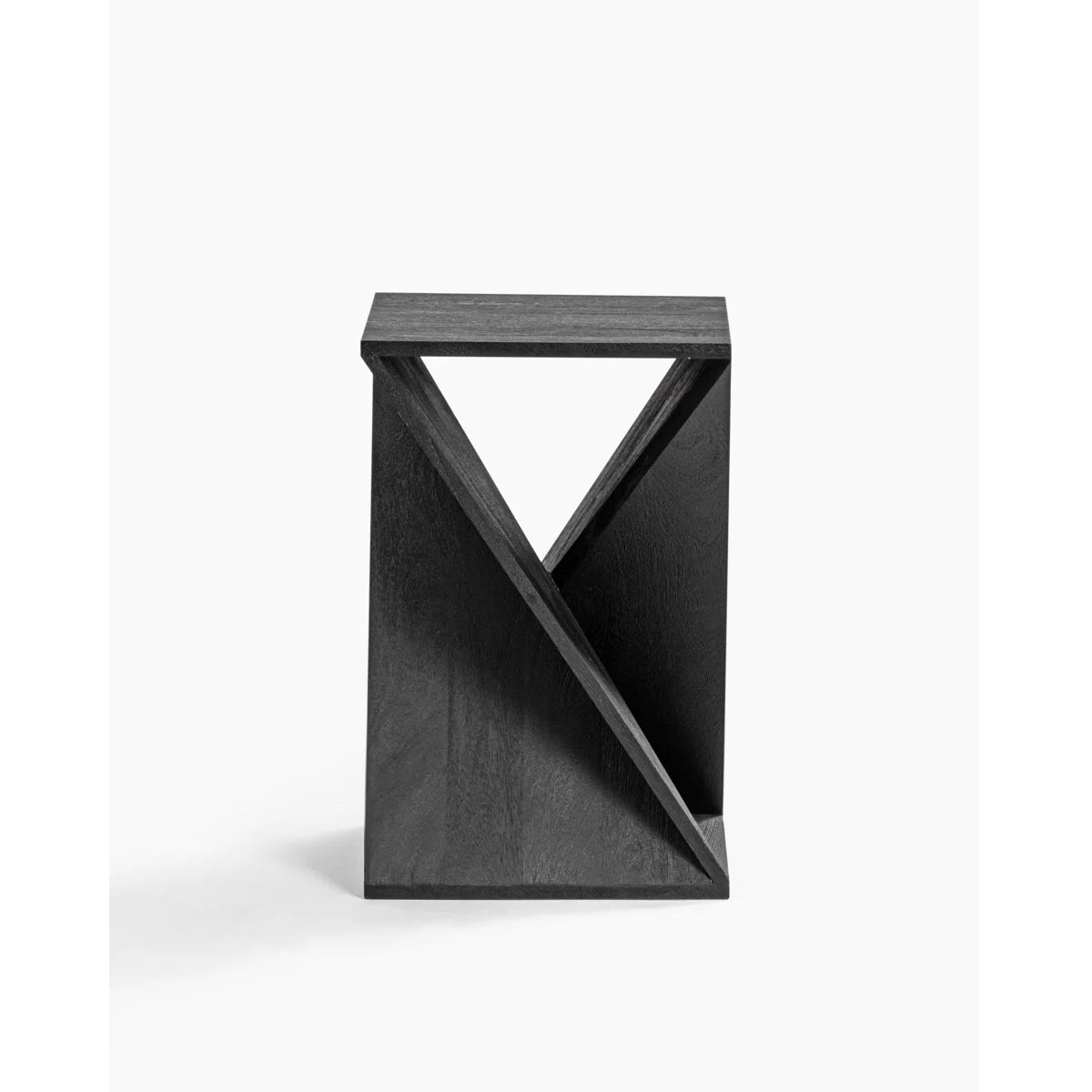 Furnishiaa Twisted Solid Sheesham Wood End Table – Handcrafted Accent Furniture