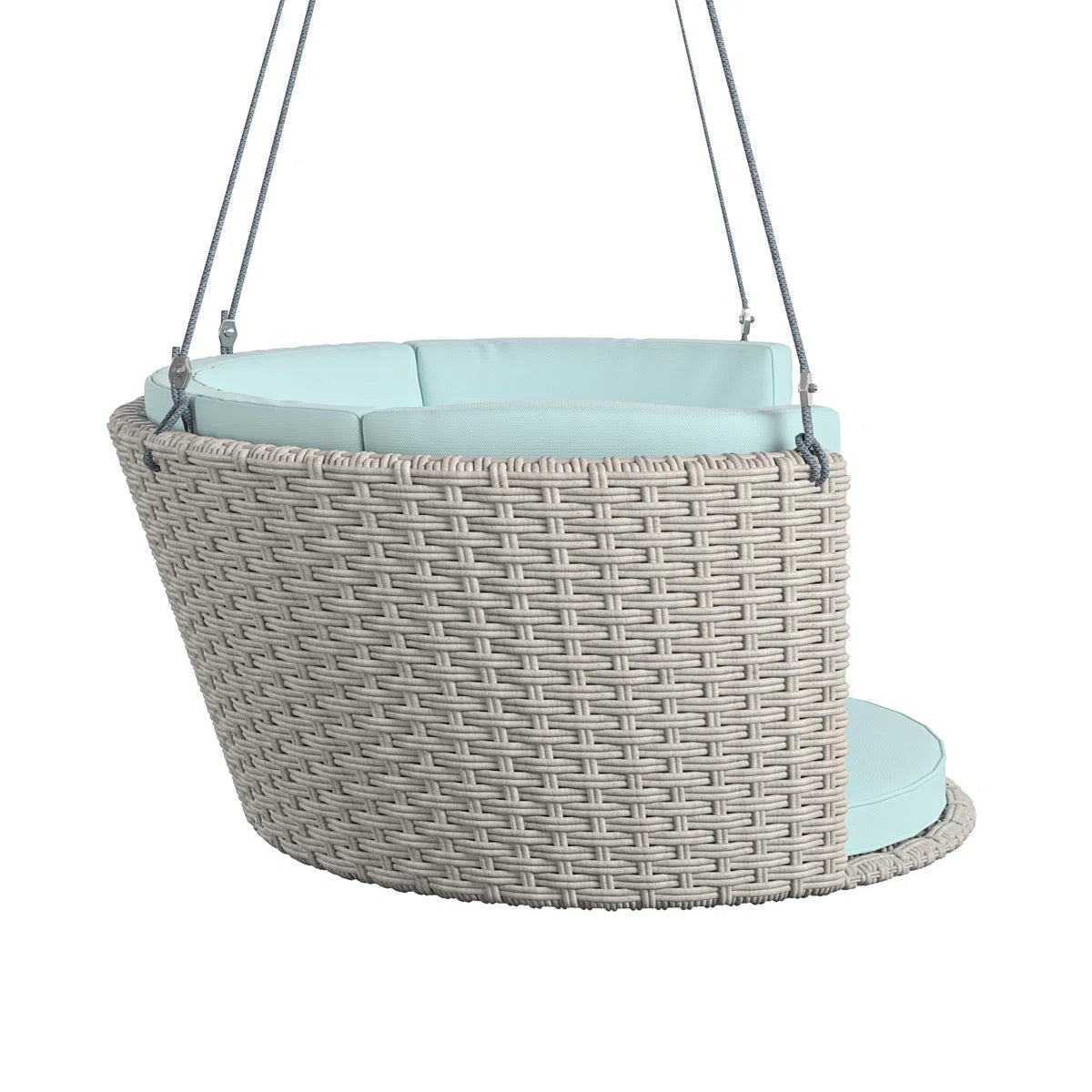 Furnishiaa Solid Sheesham Wood Hanging Swing Chair