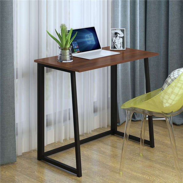 FURNISHIAA Sheesham Wood Foldable Study and Computer Table for Home & Office