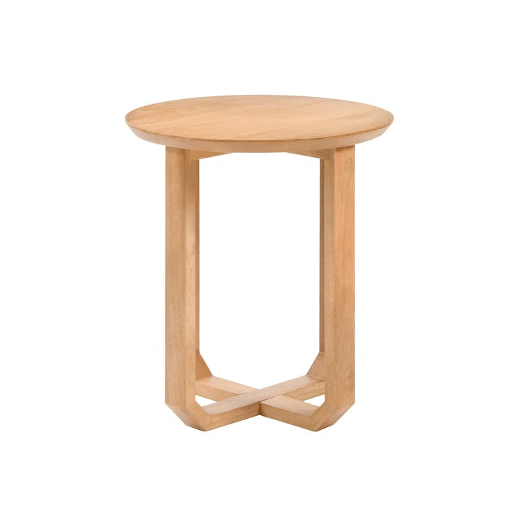Furnishiaa Solid Wood End Table