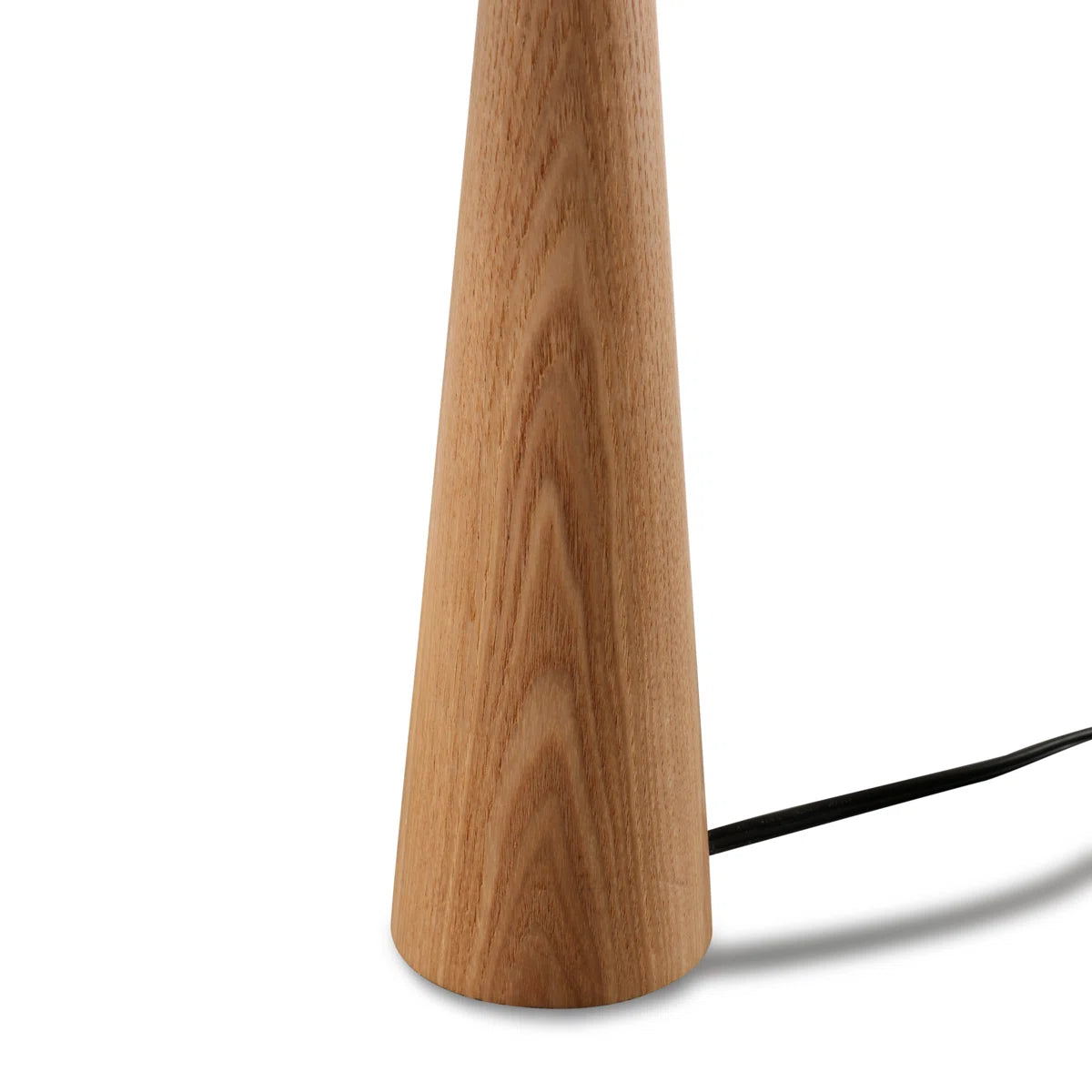 Furnishiaa 2-Piece Table Lamp Set – Solid Sheesham Wood Base with Linen Drum Shade