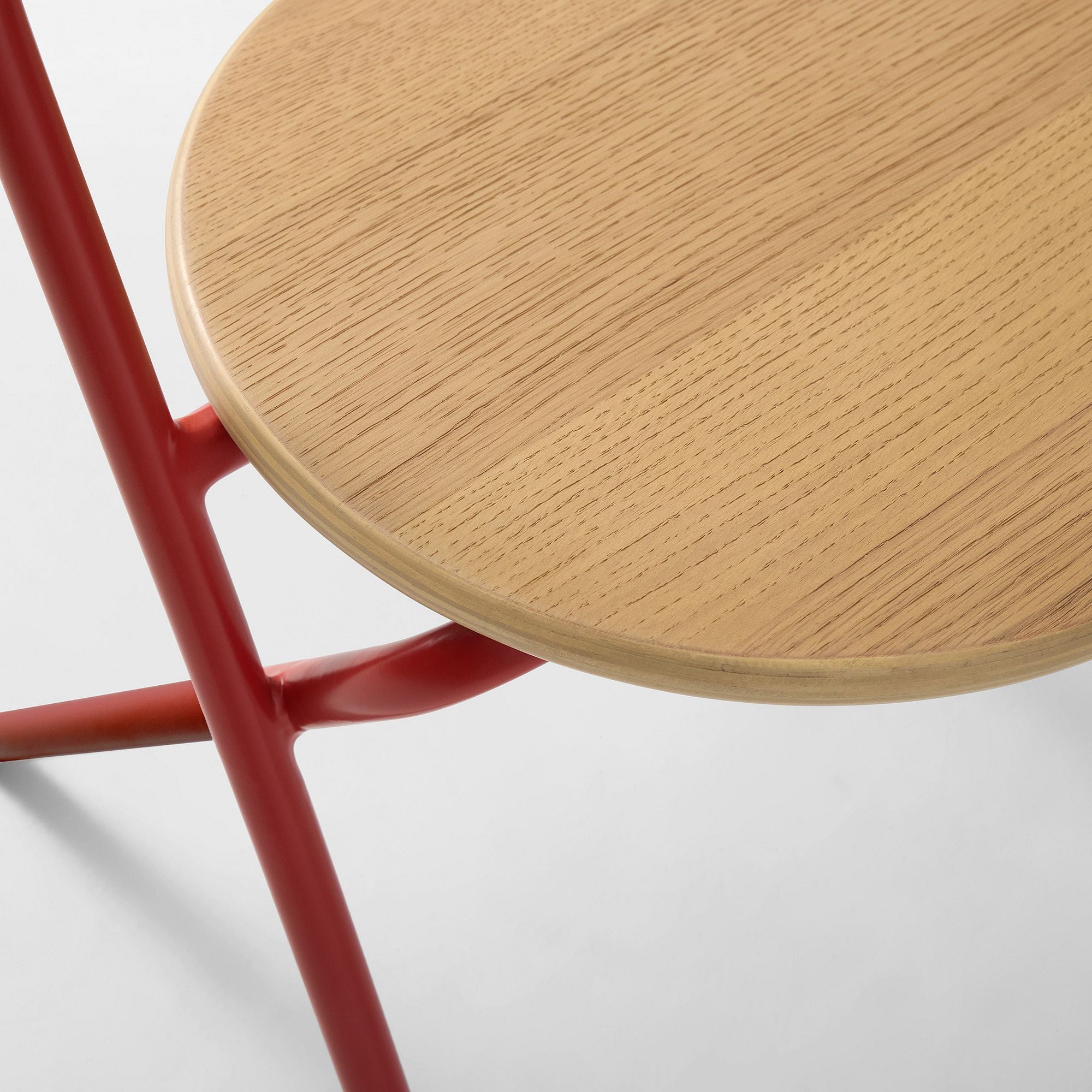 Furnishiaa Solid Sheesham Wood & Metal Seating Stool (Set of 2)
