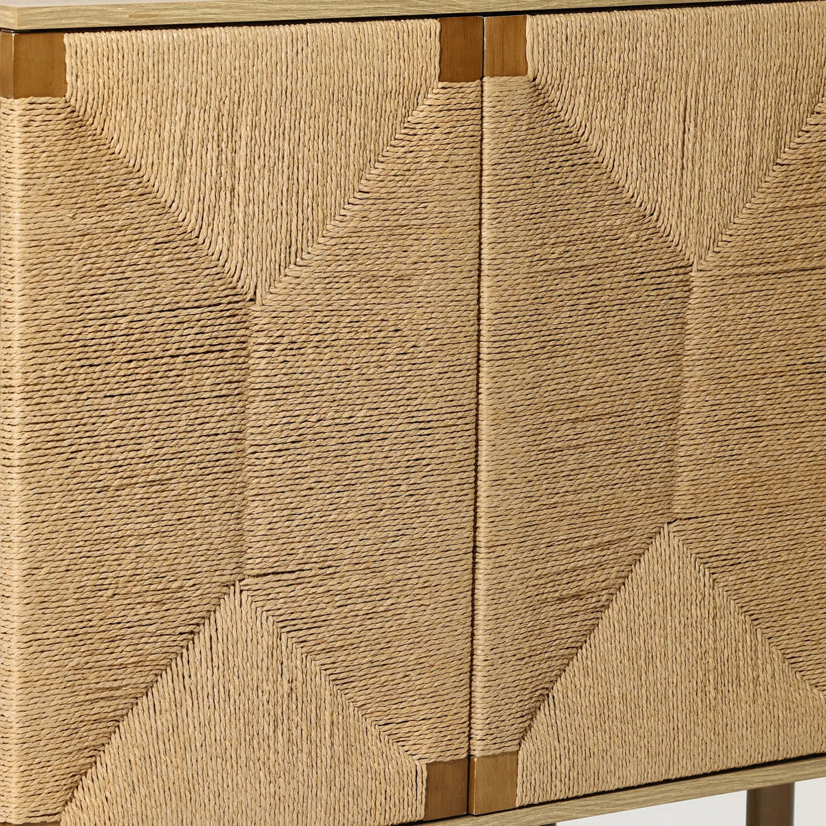 Furnishiaa Solid Sheesham Wood Accent Cabinet