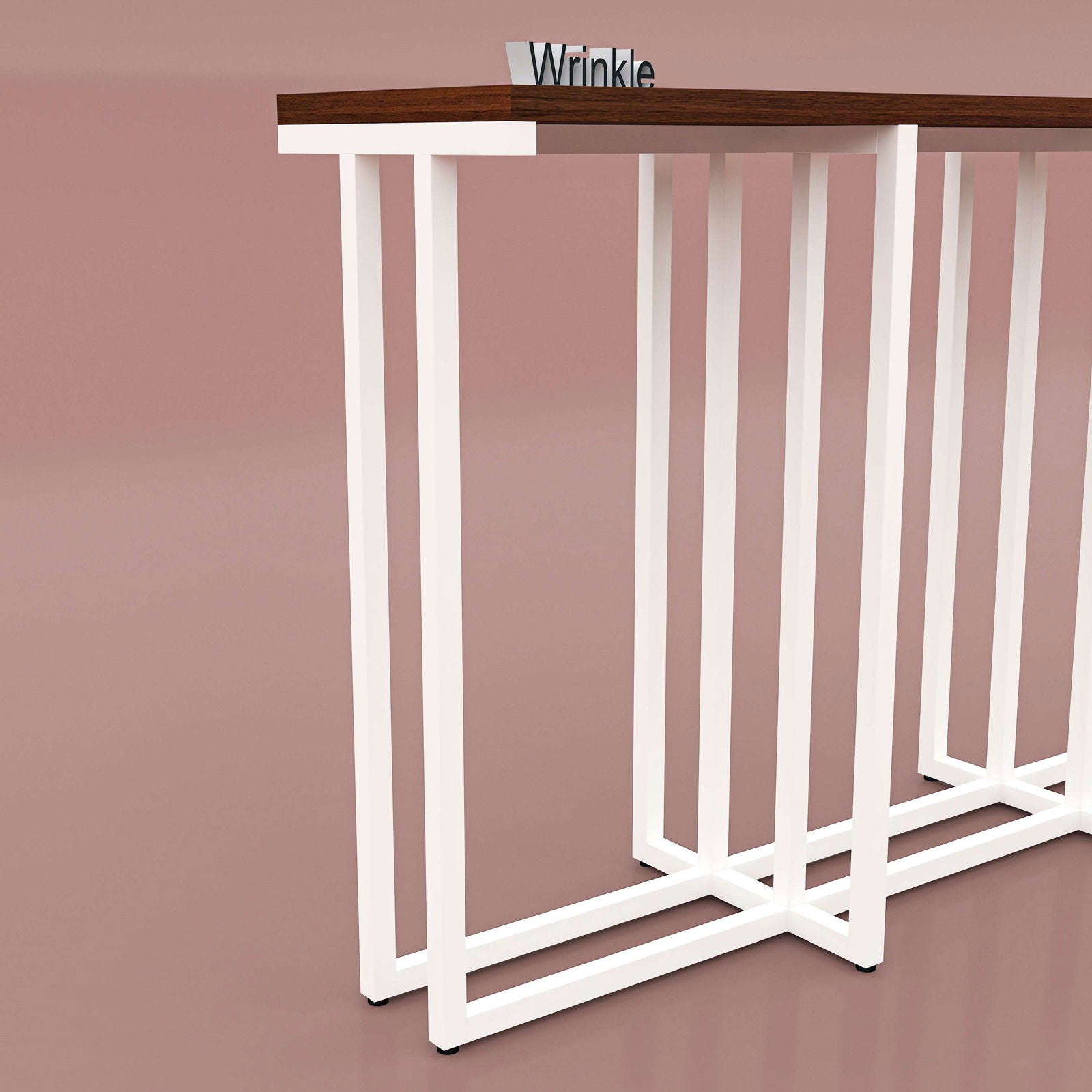 Adorable Console table in Metal With Sheesham Wood top - Furnishiaa -  - 