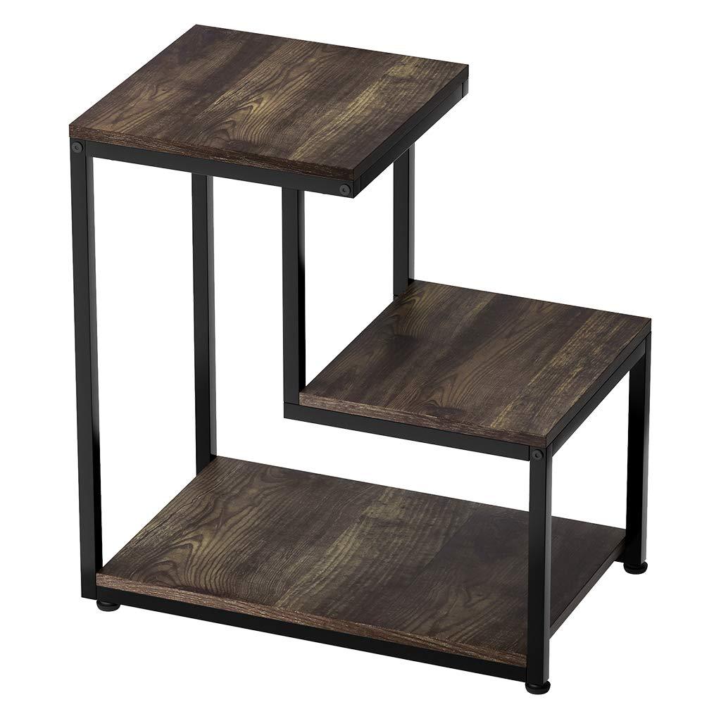 Ago Sheesham Wood & Metal Ladder Shape side table End Tables - Furnishiaa -  - 
