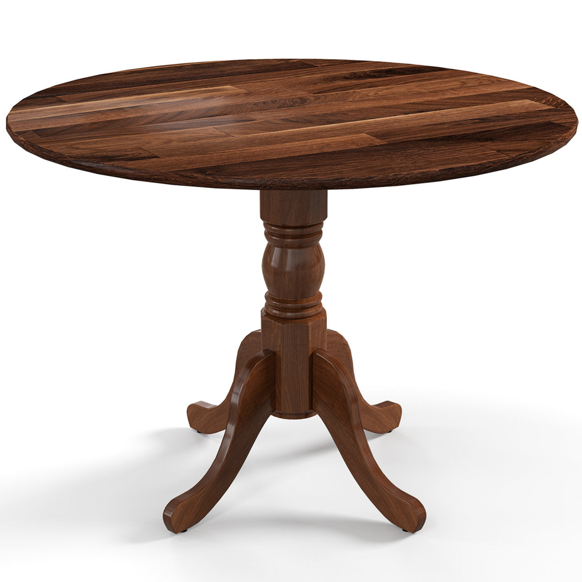 Furnishiaa Modern Round Wooden Dining Table