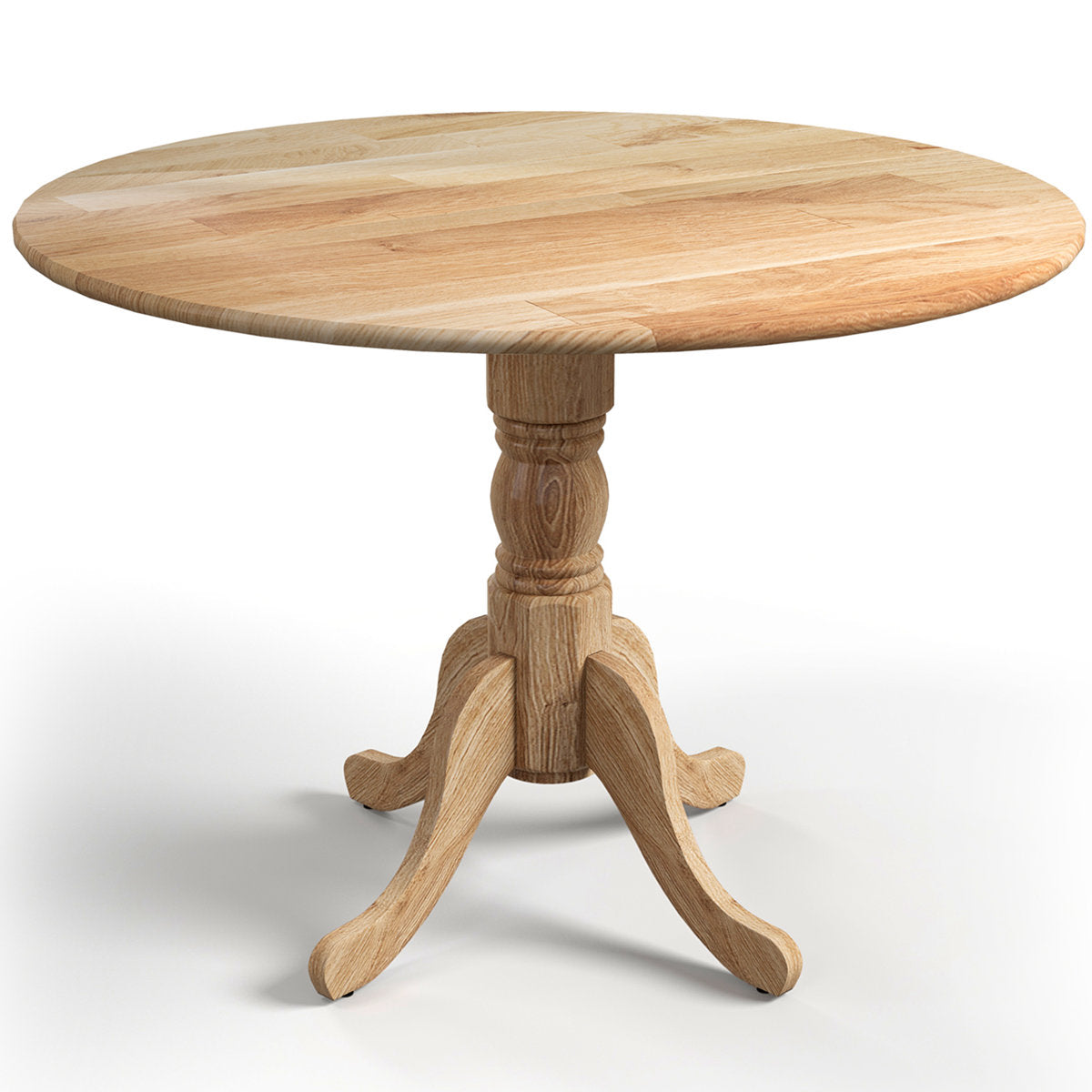 Furnishiaa Modern Round Wooden Dining Table