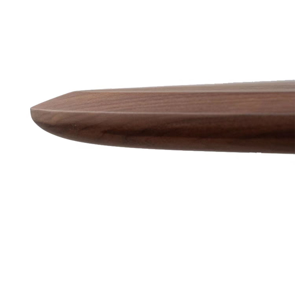 Furnishiaa Natural Finish Unique Ash Dining Table