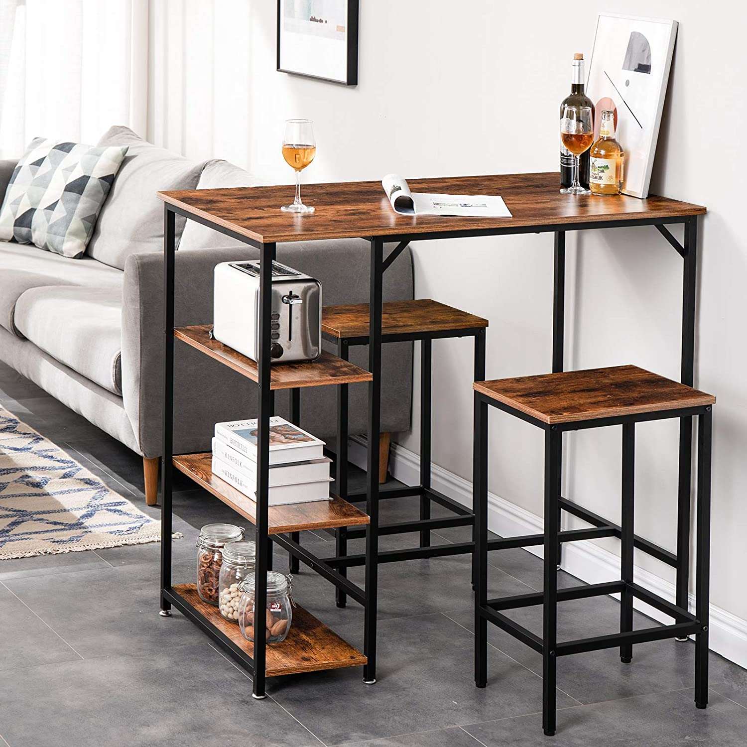 Bar Stool set of two for home restaurants - Furnishiaa -  - 