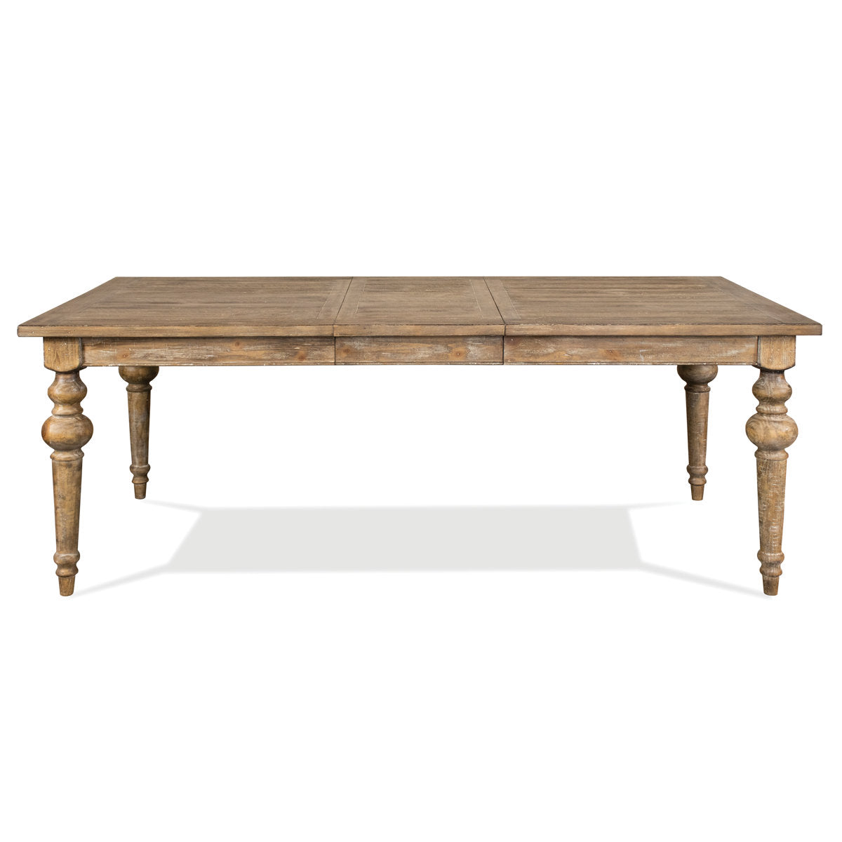 Furnishiaa Rustic Modern Solid Wood Dining Table (Rectangular)