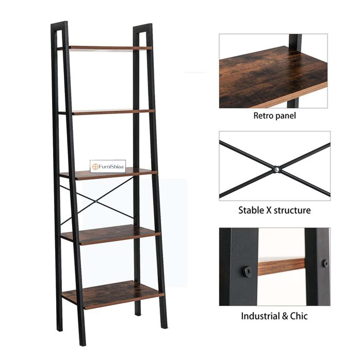 Book Shelf Edge 1 and Storage Rack for home furniture - Furnishiaa -  - 