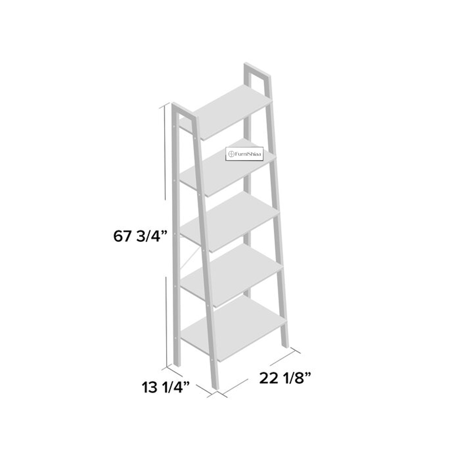Book Shelf Edge 1 and Storage Rack for home furniture - Furnishiaa -  - 
