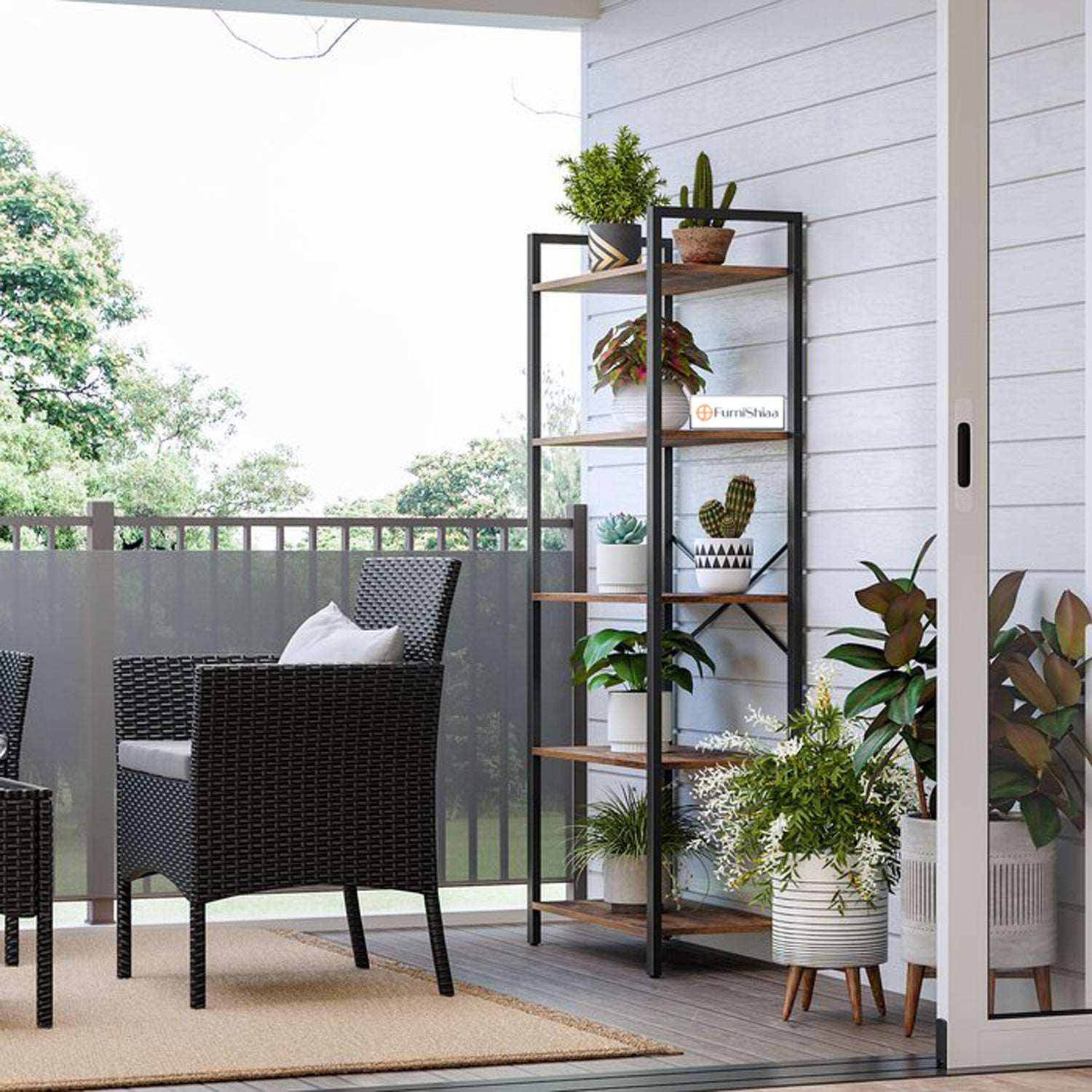 Book Shelf Solid 1 And Storage Rack For Home Furniture - Furnishiaa -  - 