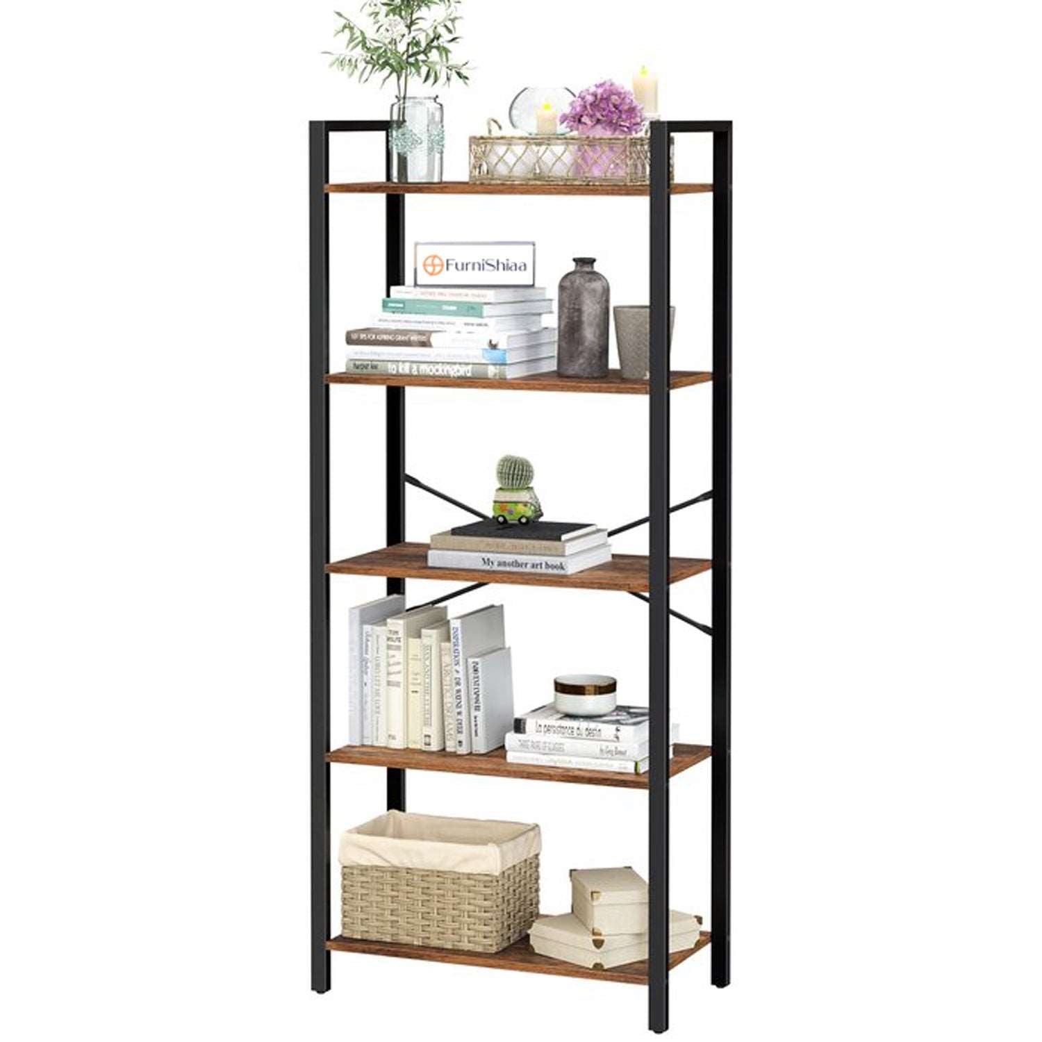 Book Shelf Solid 1 And Storage Rack For Home Furniture - Furnishiaa -  - 