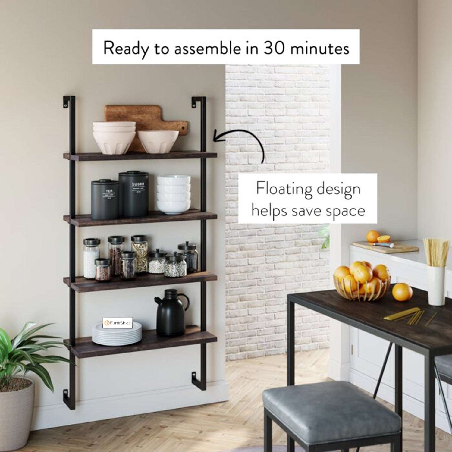 Book Shelf and Storage Rack for home furniture - Furnishiaa -  - 