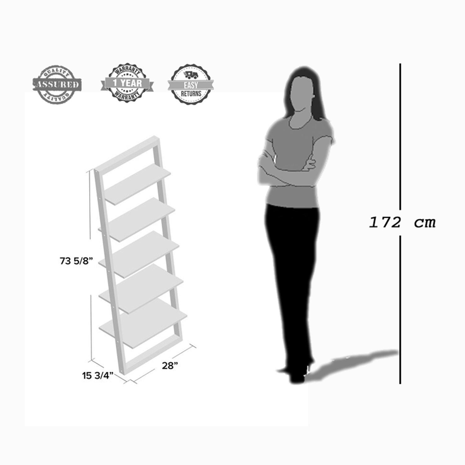 Book Shelf and Storage Rack for home furniture - Furnishiaa -  - 