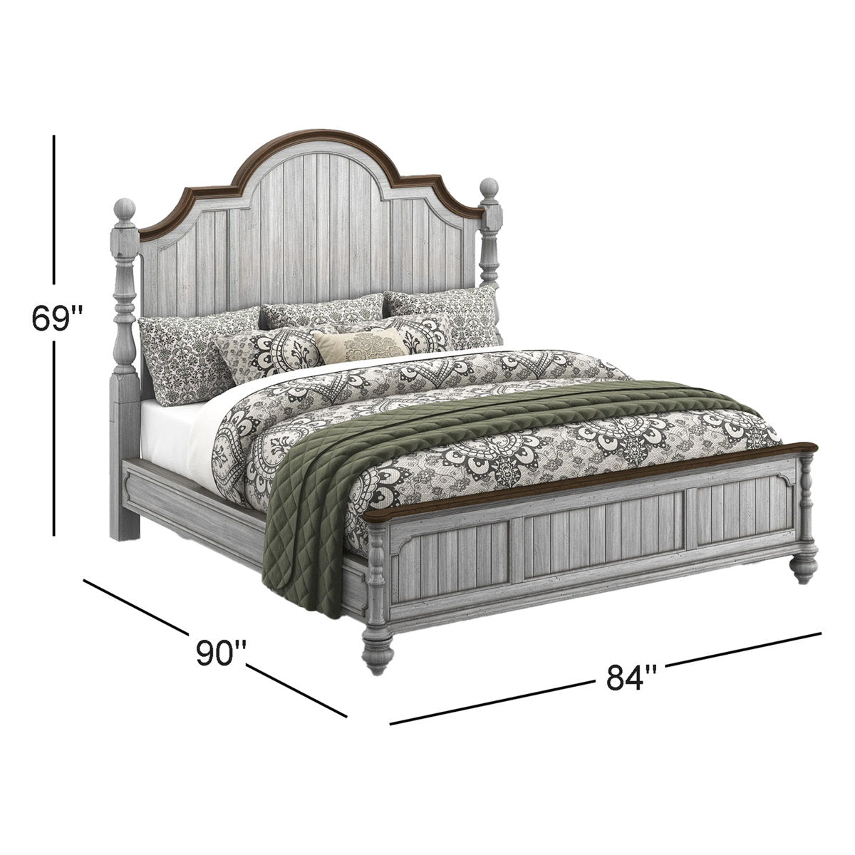 Standard Wooden Bed