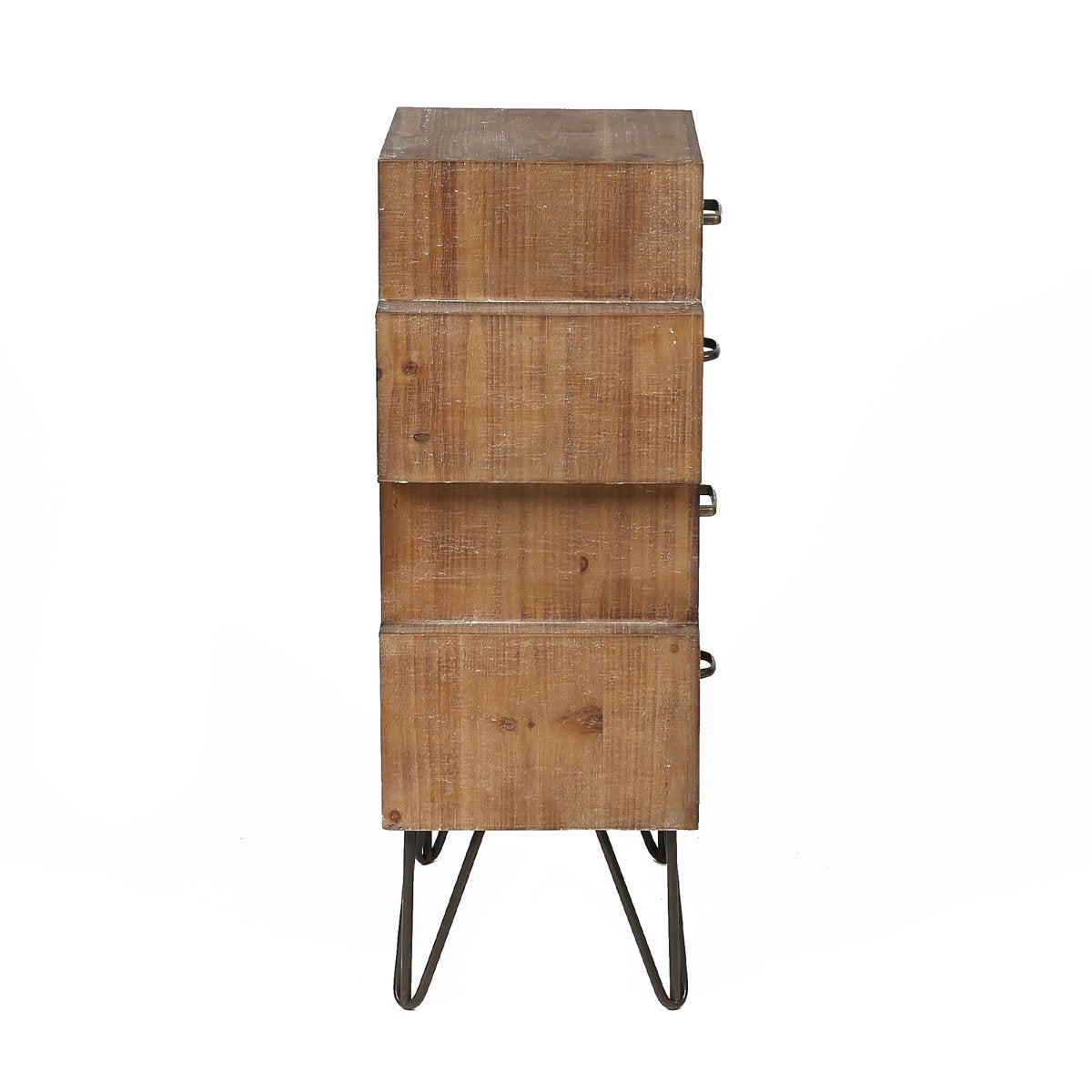 Furnishiaa 4-Drawer Wooden Accent Chest
