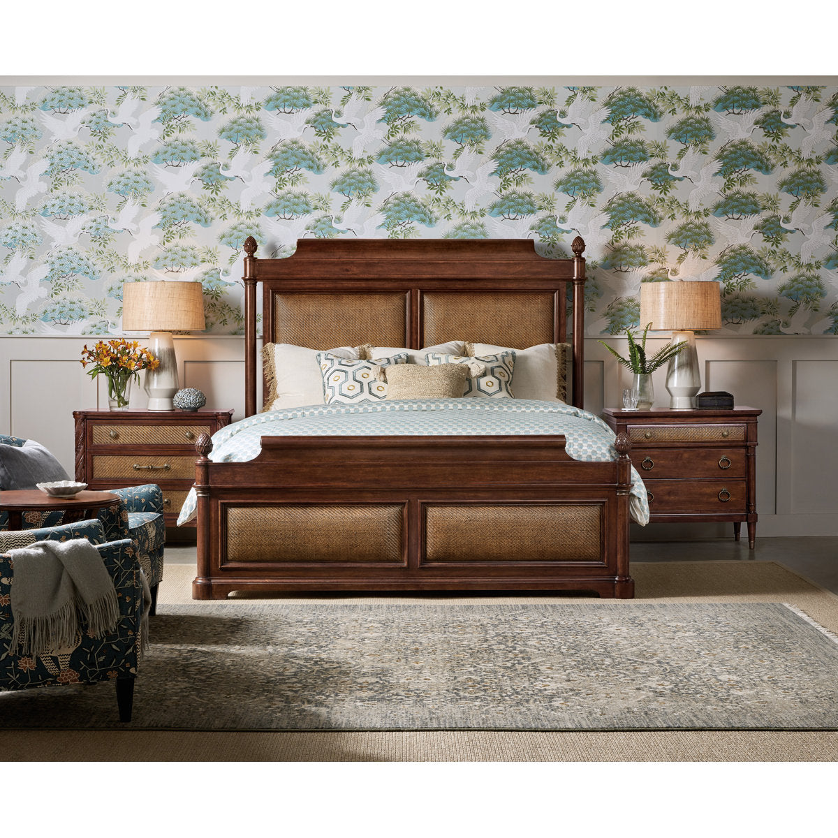 Furnishiaa King Size Wooden Panel Bed Frame