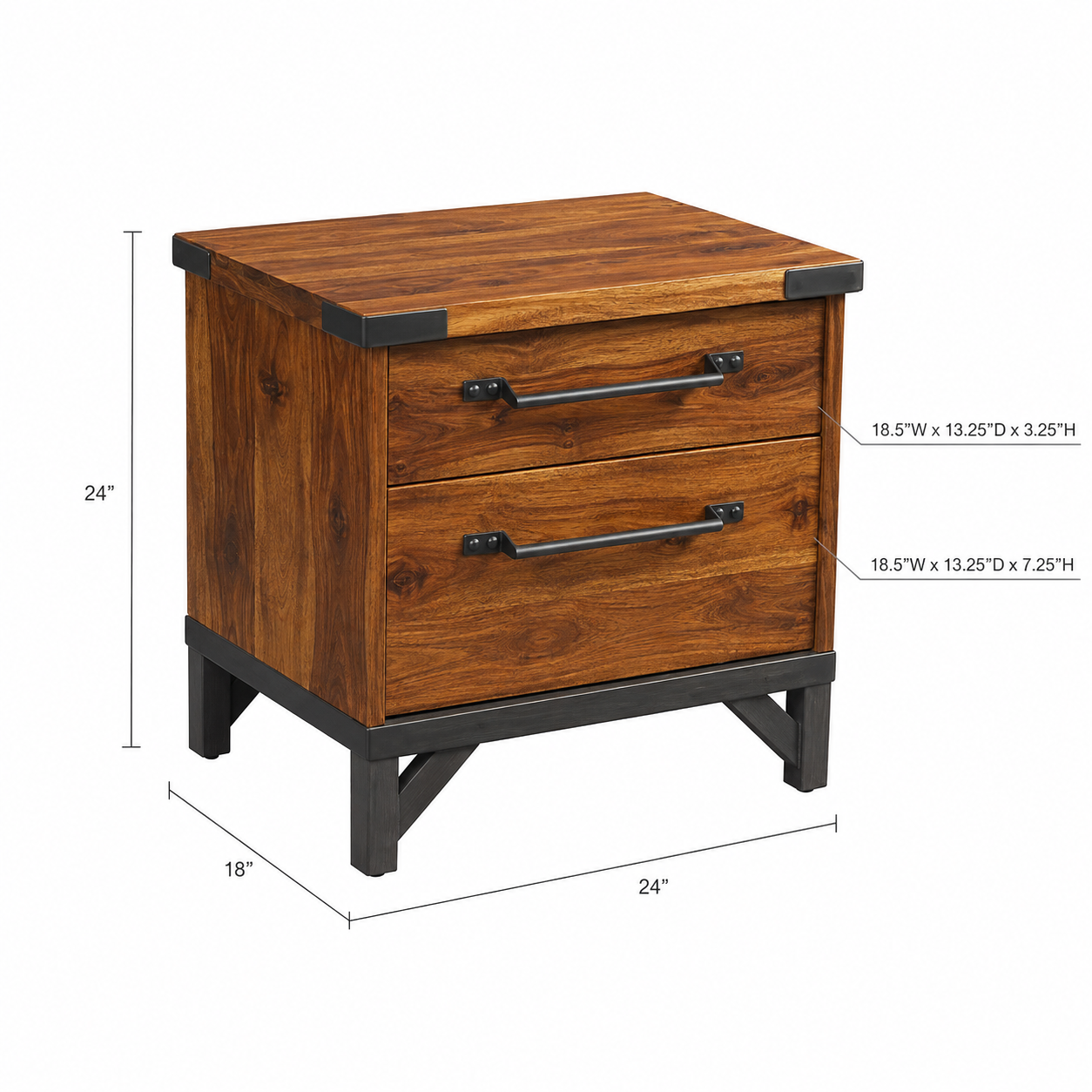 NightCraft Treasure Box Bedside Table