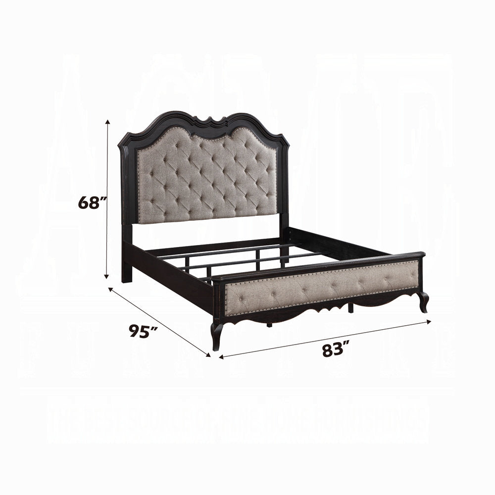 Furnishiaa Chelmsford Solid Wood Bed Frame