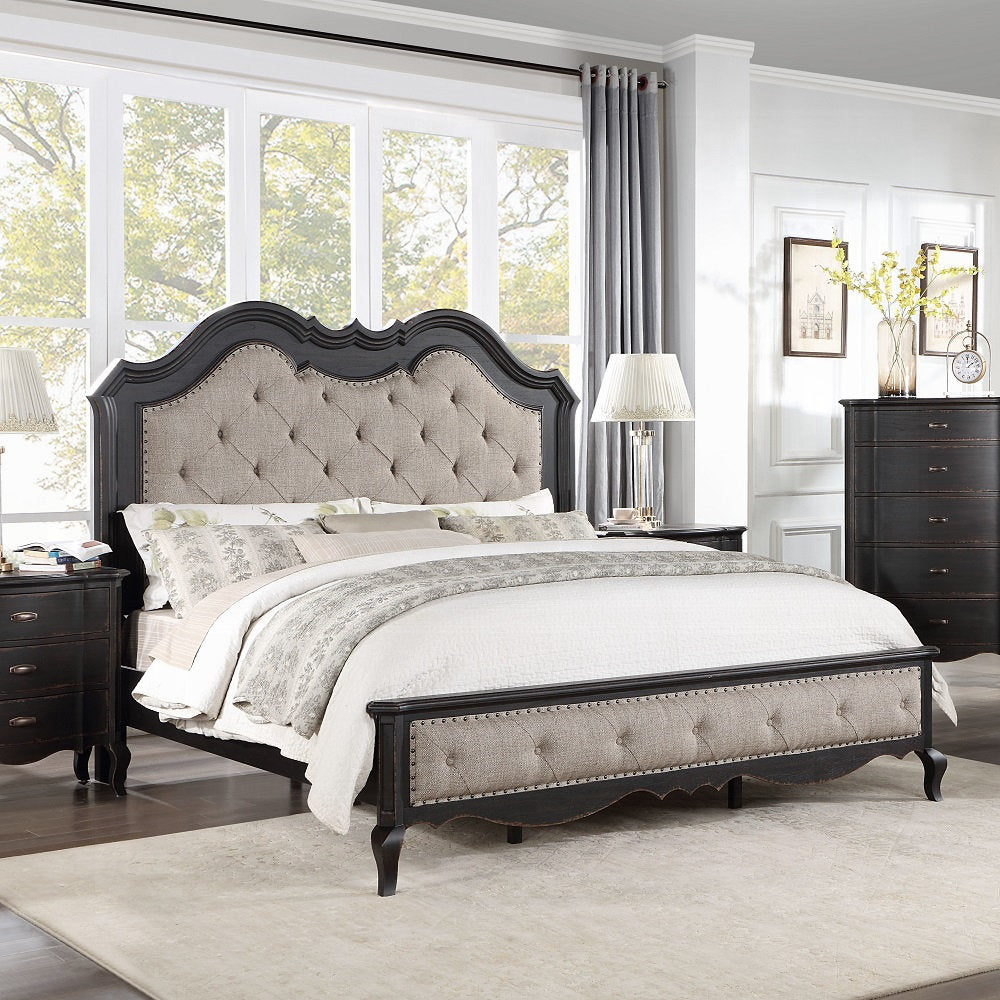 Furnishiaa Chelmsford Solid Wood Bed Frame